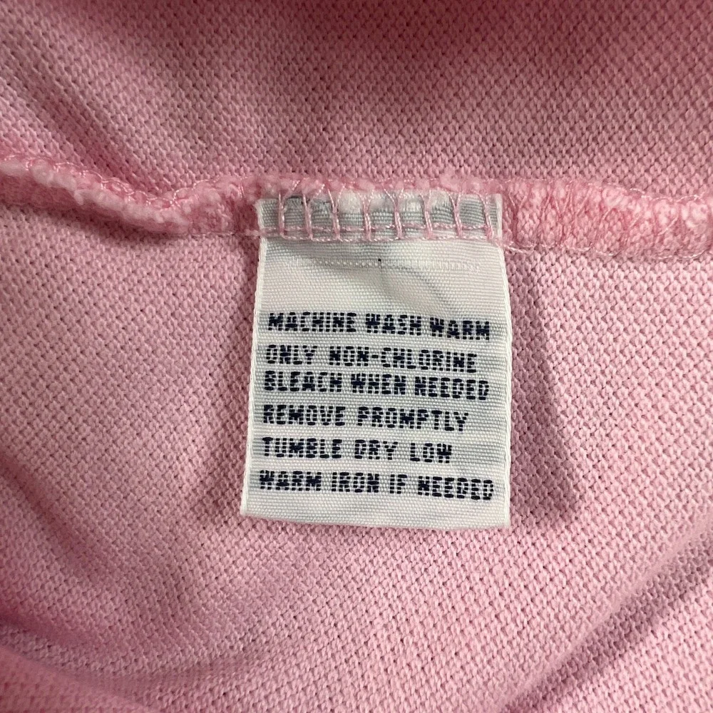 Polo Ralph Lauren Polo Shirt Men XXL Pink Navy Big Pony Custom Fit Vintage NWT